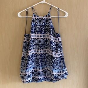 Blank/pink tank top/cami